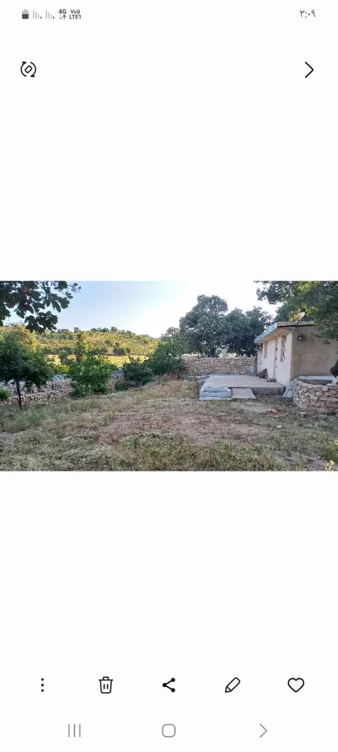 فروش خانه باغ در نوراباد ممسنی روستای جهرم