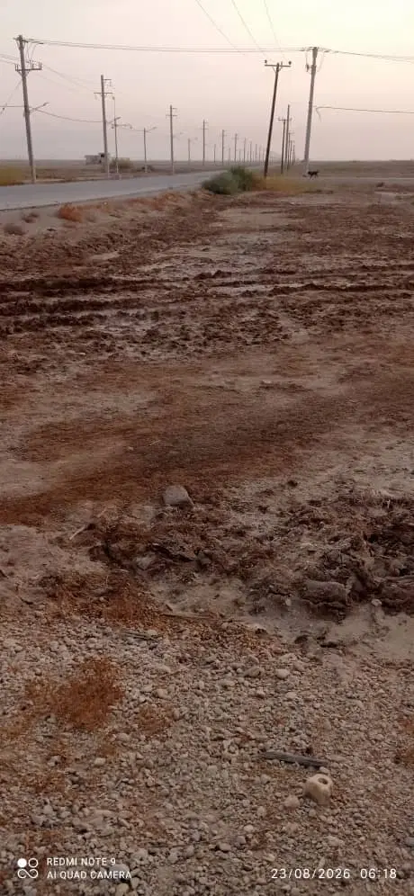 زمین آبادان روستای شلحه حاج حسین