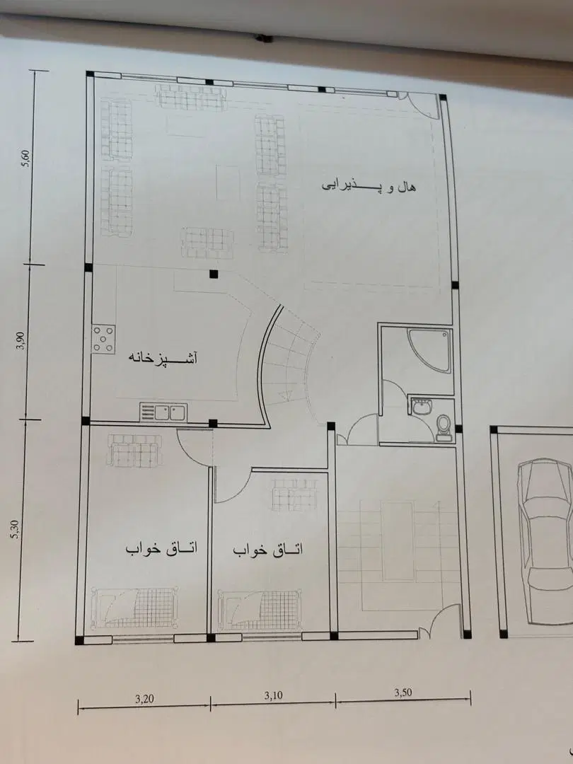 زمین نیمه ساز با سند تک برگ