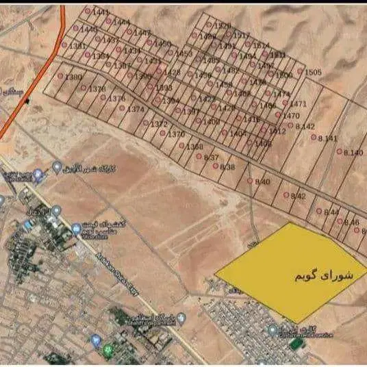 زمین مشاعی فاز۳صدرا آخر بلوار کتاب