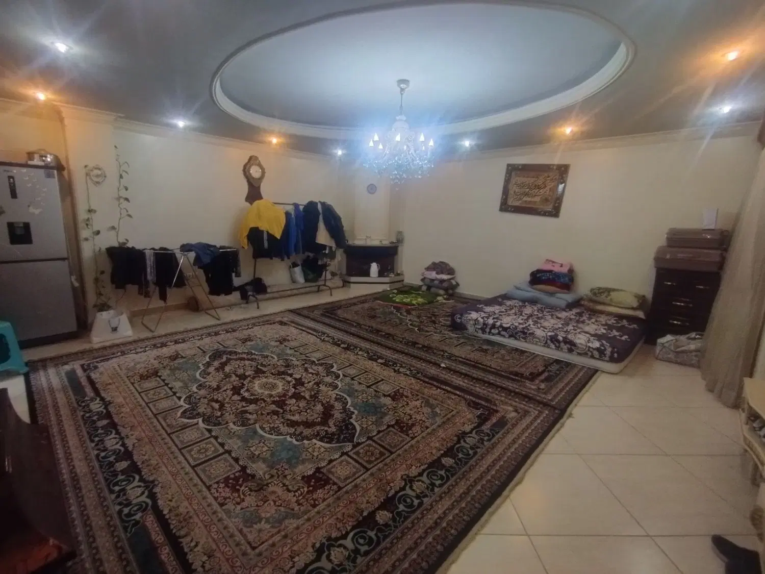 ۹۰متردوخواب_پارکینگ وآسانسوروانباری،بالکن _مختاری