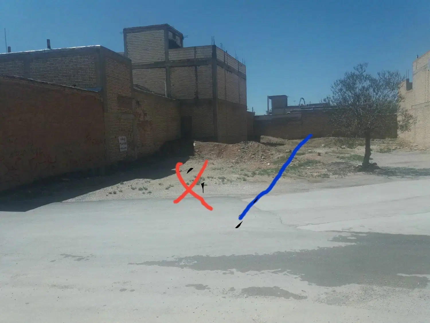 زمین مسکونی خیابان شهدا فرادنبه