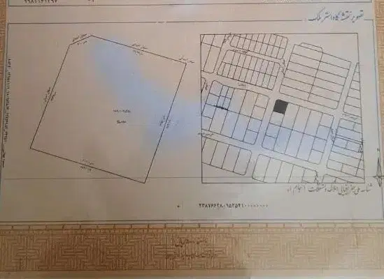 زمین ۲ نبش  خیابان پمپ بنزین