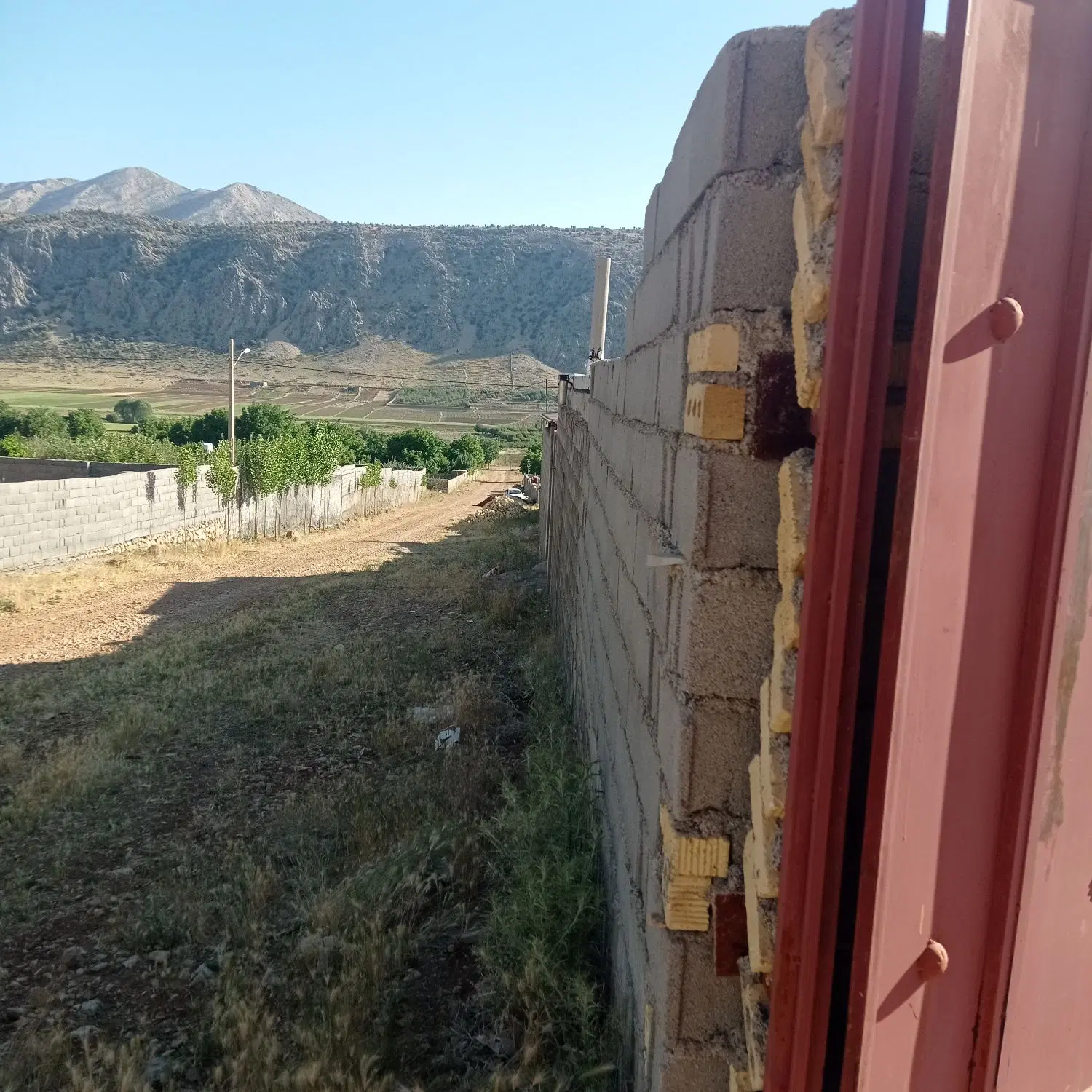ویلا باغ در حال ساخت