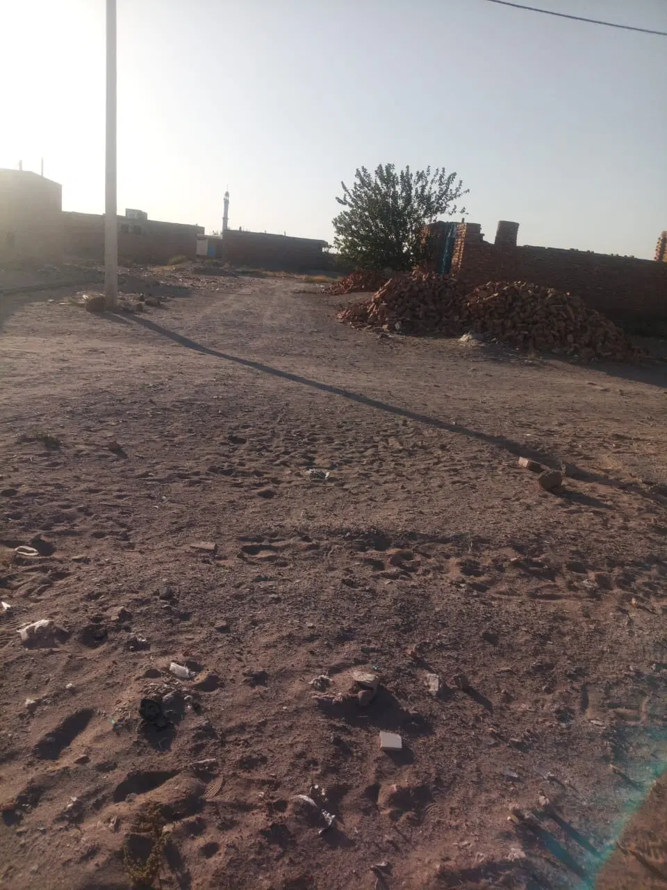 زمین نصرت آباد کوچه امام حسین