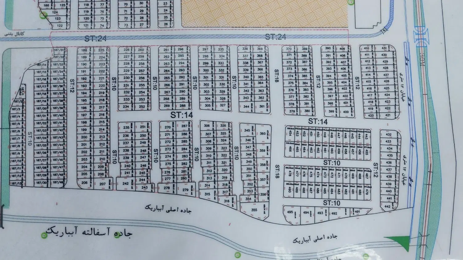 زمین 180 متری شهرک یاس