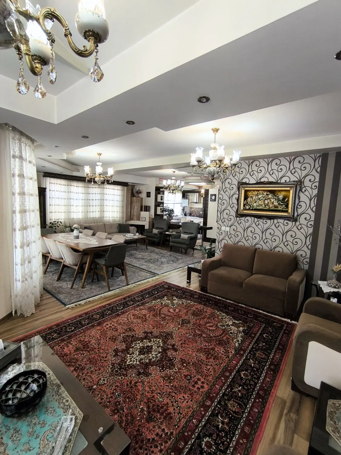 رهن و اجاه آپارتمان ۱۲۵ متر باغچه بان _۳ خواب لوکس