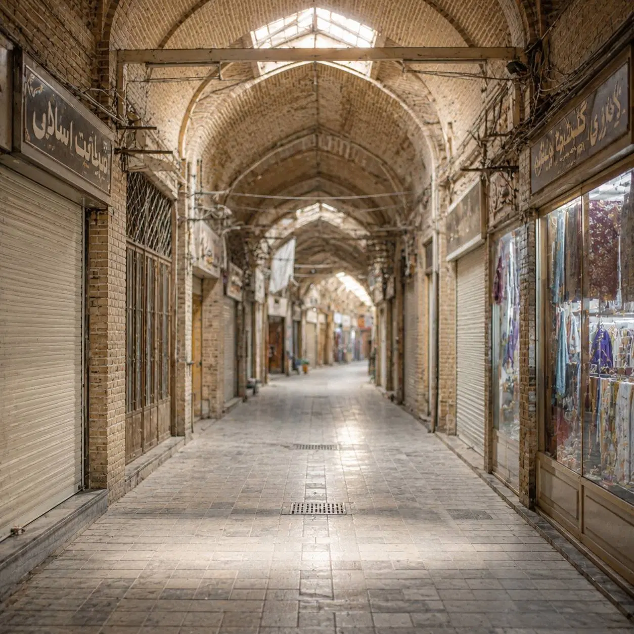 معاوضه فایل خاص تجاری در قلب بازار بزرگ تهران