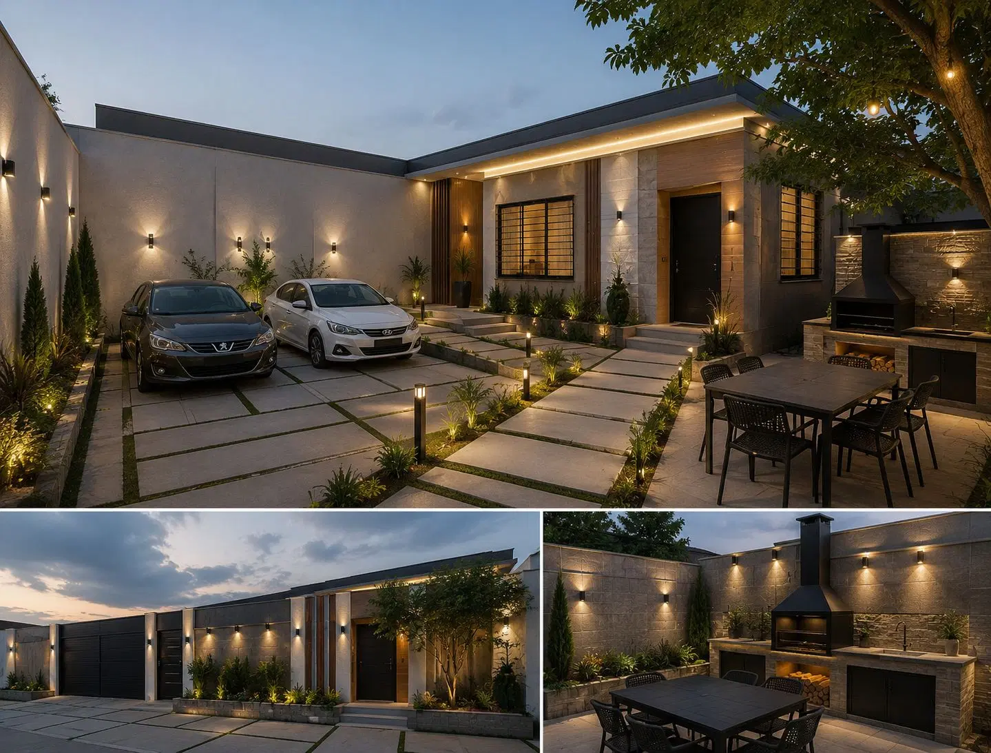 باغچه ۳۰۰ متری استخر دار