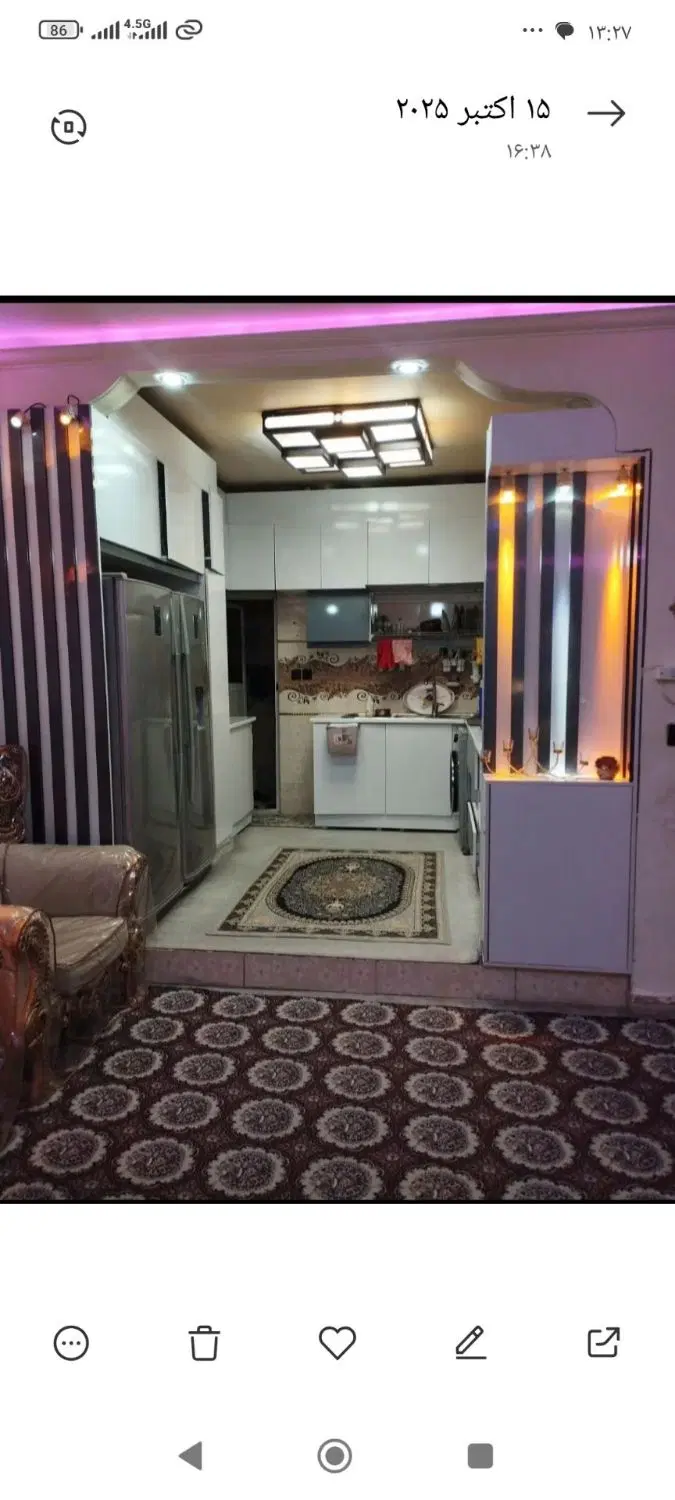 خونه تازه ساخت پشت بازار