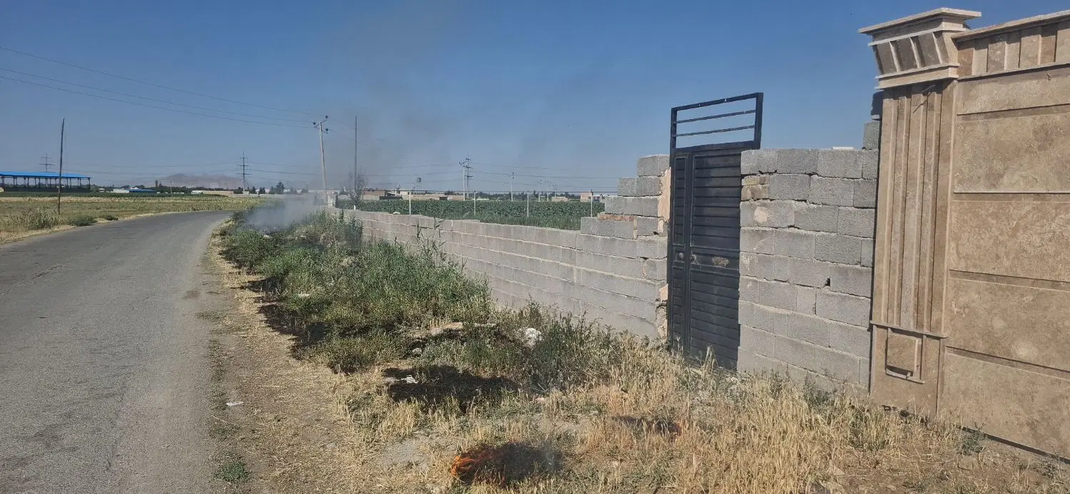 زمین مناسب ویلا بر آسفالت ۴۶ متر بر