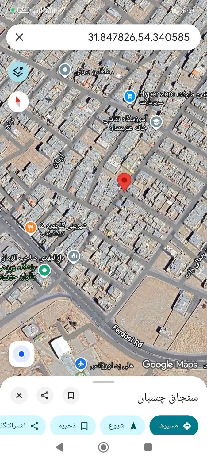 زمین مسکونی 120م میدان امام علی