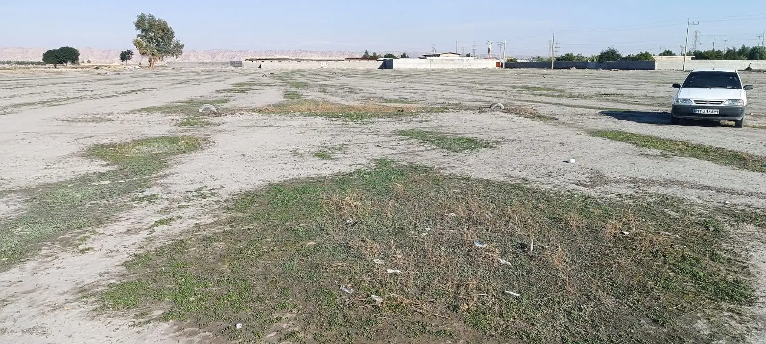 زمین فلکه خلیج فارس جنب تالار دانیال