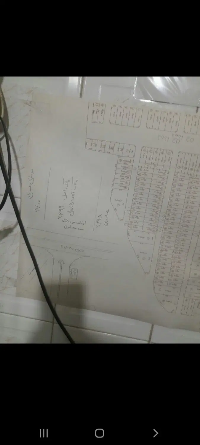 ۲۰۰مترزمین تجاری پلاک اصلی ۲۶۹۹