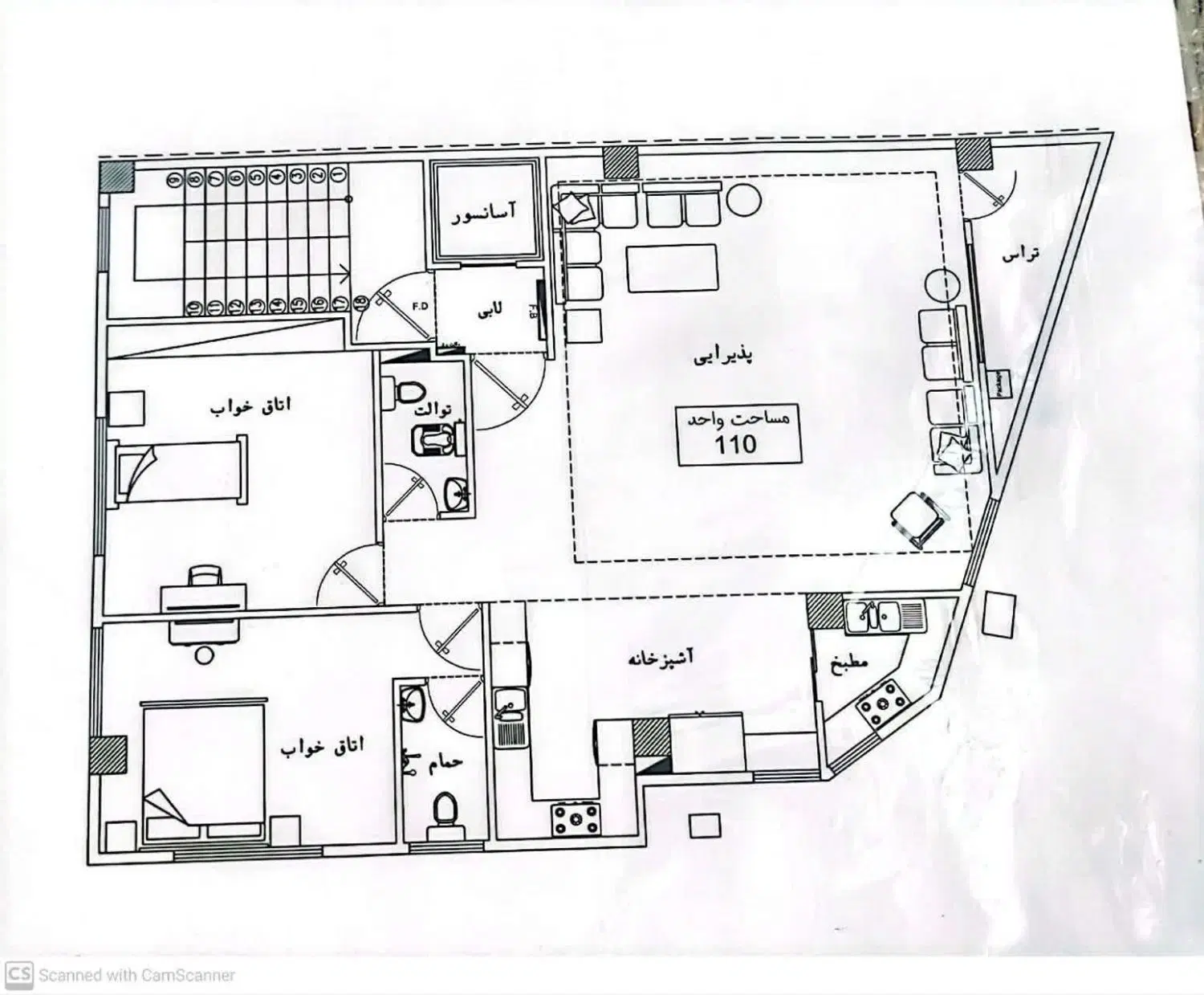 زمین فروشی دونبش پروانه دار