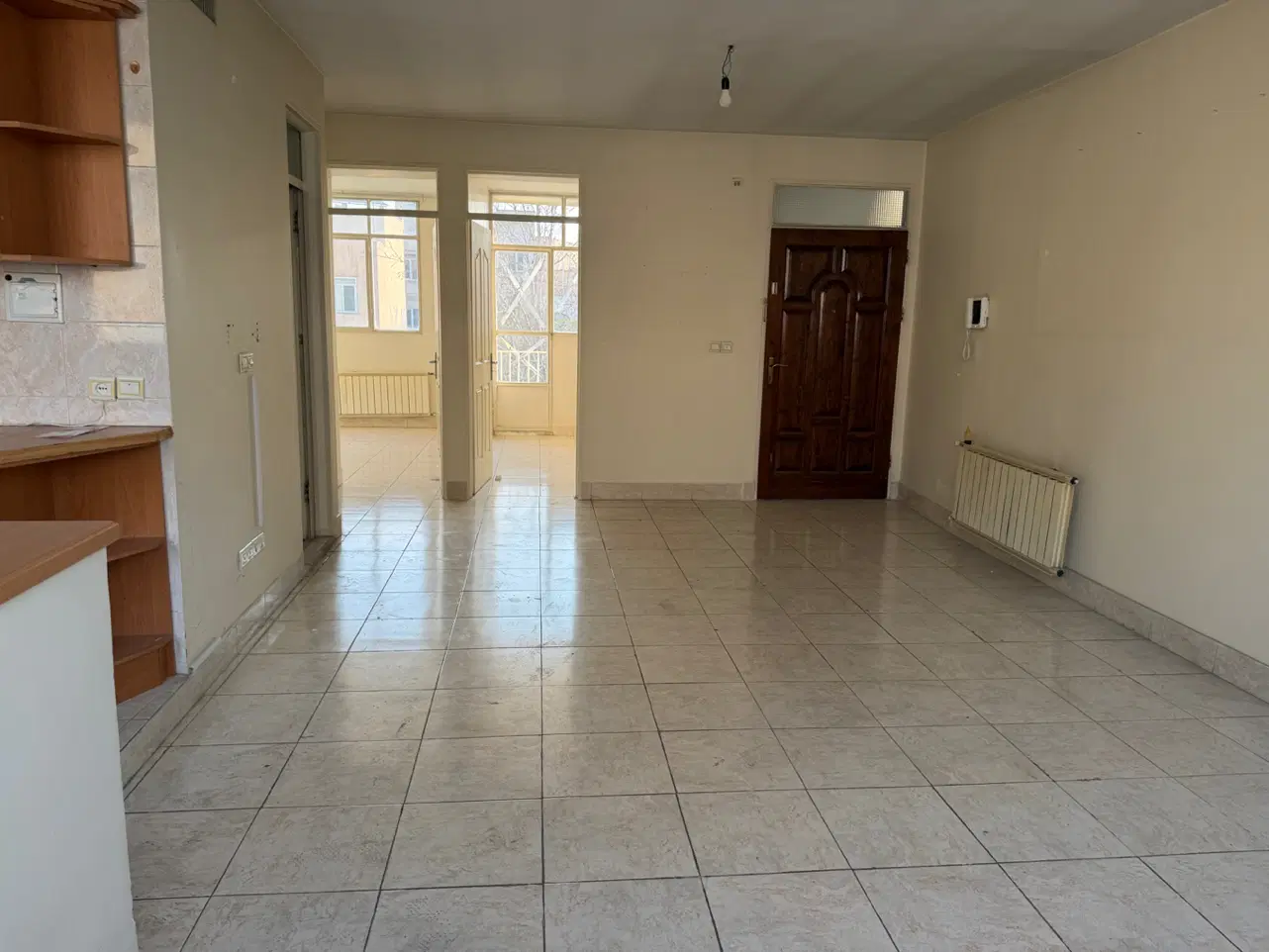 ۸۰ متر دو خوابه مترو شریف غرق نور