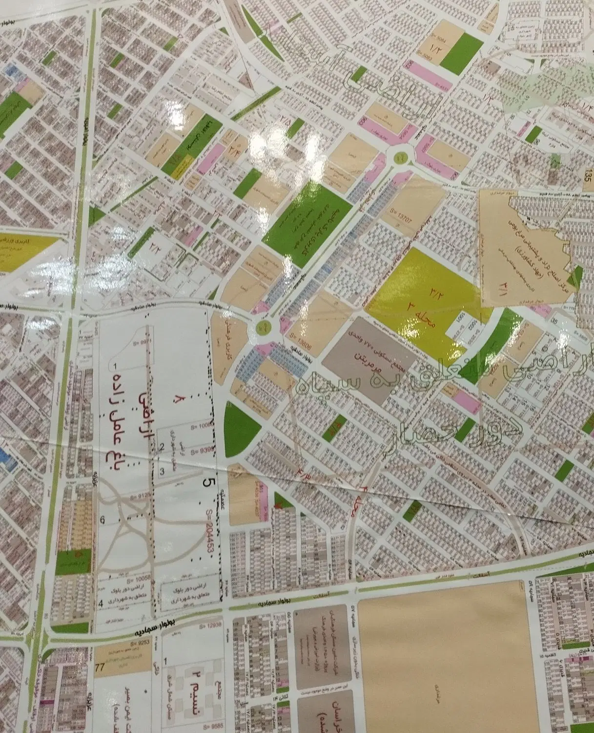 زمین 300متری تجاری دوکله