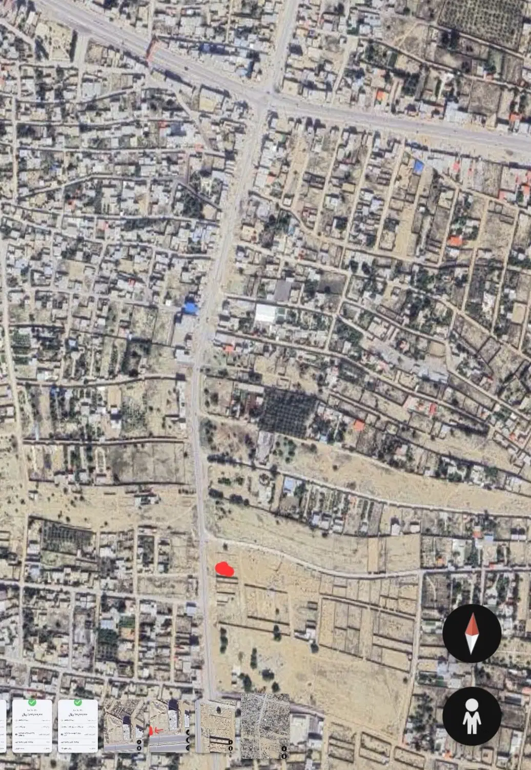 ۳۵۰ متر زمین تجاری صنعتی نبش جاده گلستان