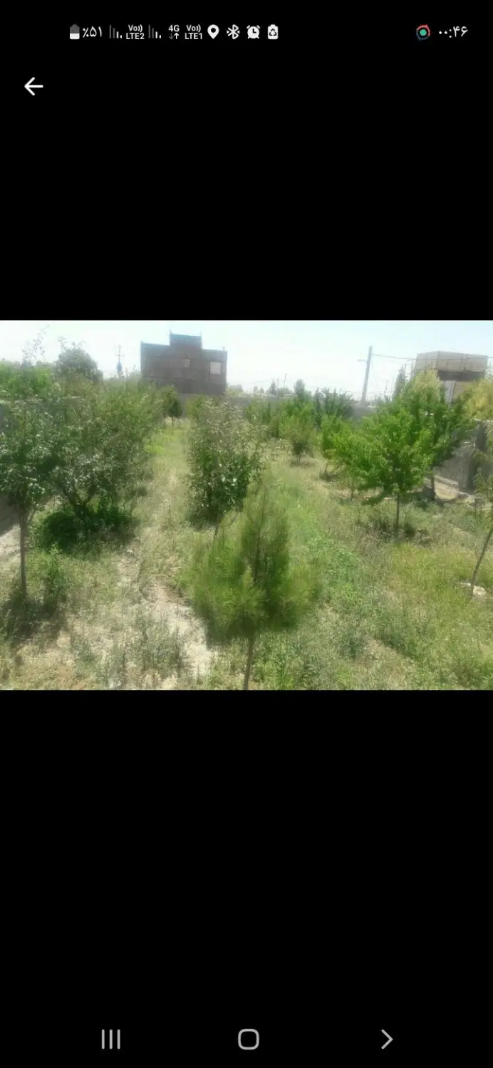 زمین ودوردیوار بااب وسند ملکی