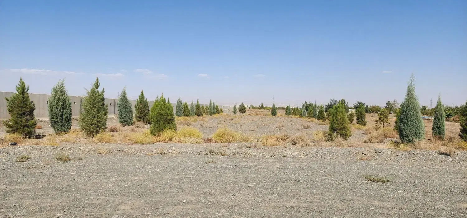 زمین ۱۰۰۰ متری باغستان _ چاهشک