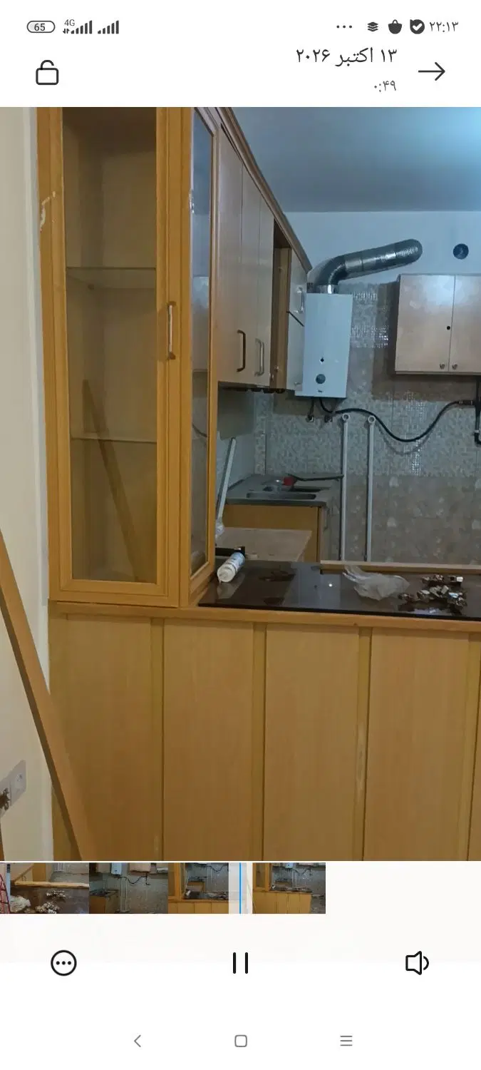 آپارتمان نقلی دو خوابه تک واحده با حیاط دلباز