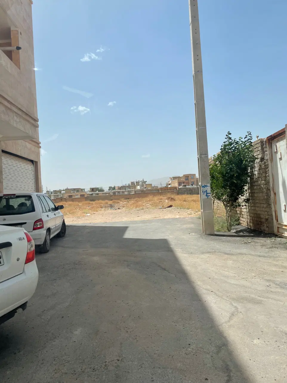 فروش زمین ۲۳۶ متری درب‌حیاط
