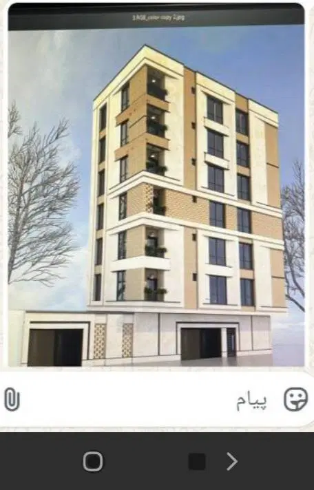 اپارتمان ۱۴۰ متری در ۶ طبقه تک واحدی