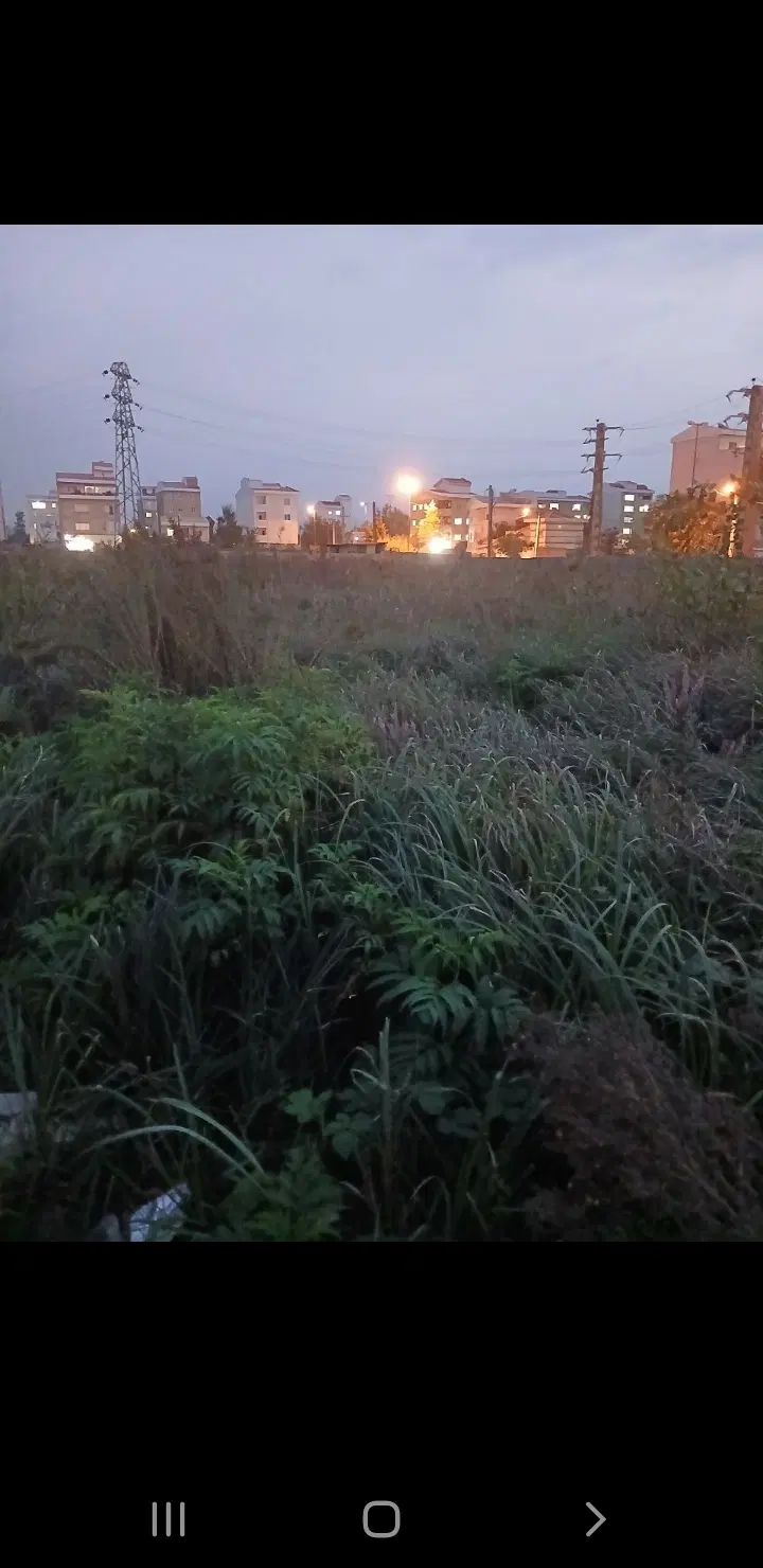 فروش زمین ۲۰۹ متری .