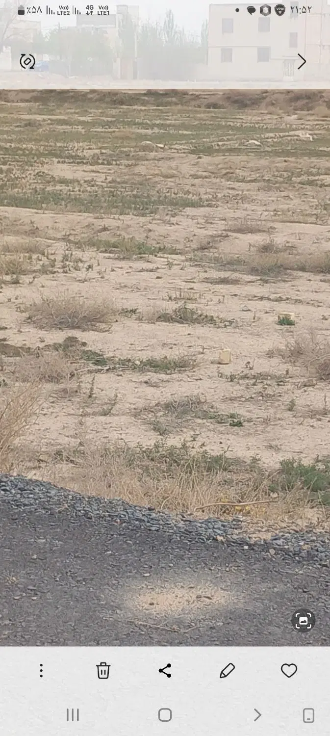 زمین کارگاهی در حاجی اباد