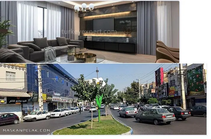 فروش آپارتمان  لوکس بر بلوار طالقانی اندیشه فاز یک