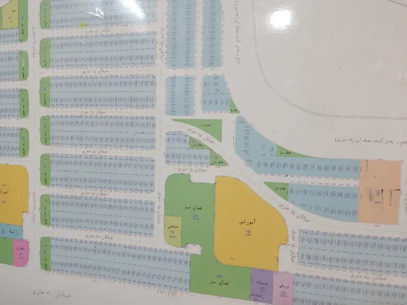 پردیسان زمین ۱۸۰متر جنوبی خیابان نرگس