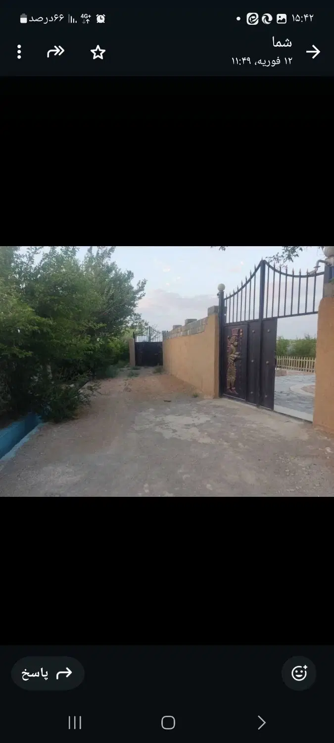 زمین جنوبی کلنگی 560 متری فردوسی