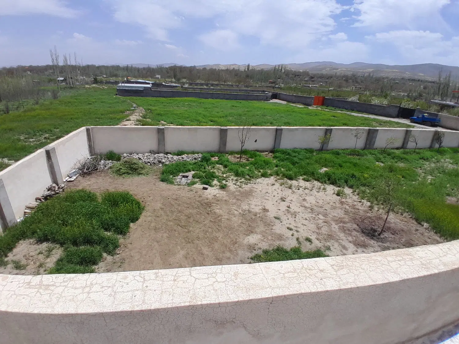 زمین باغی ۴دیواری سنگستان