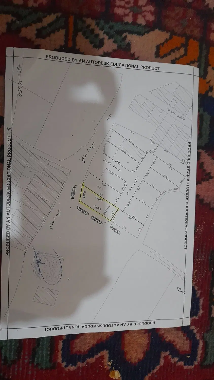 زمین مسکونی با پروانه ۵سقف  بعثت