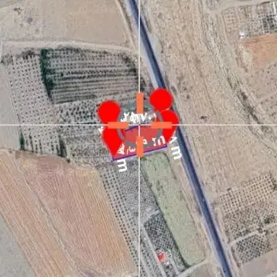 1800متر زمین بر جاده اصلی