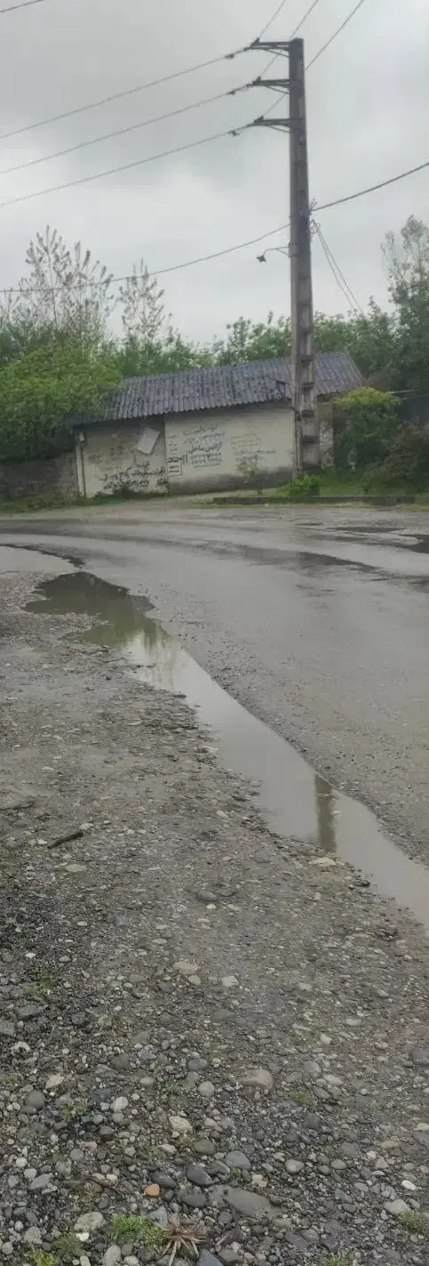 زمین 150متری بر اسفالت سند ششدانگ با پروانه ساخت