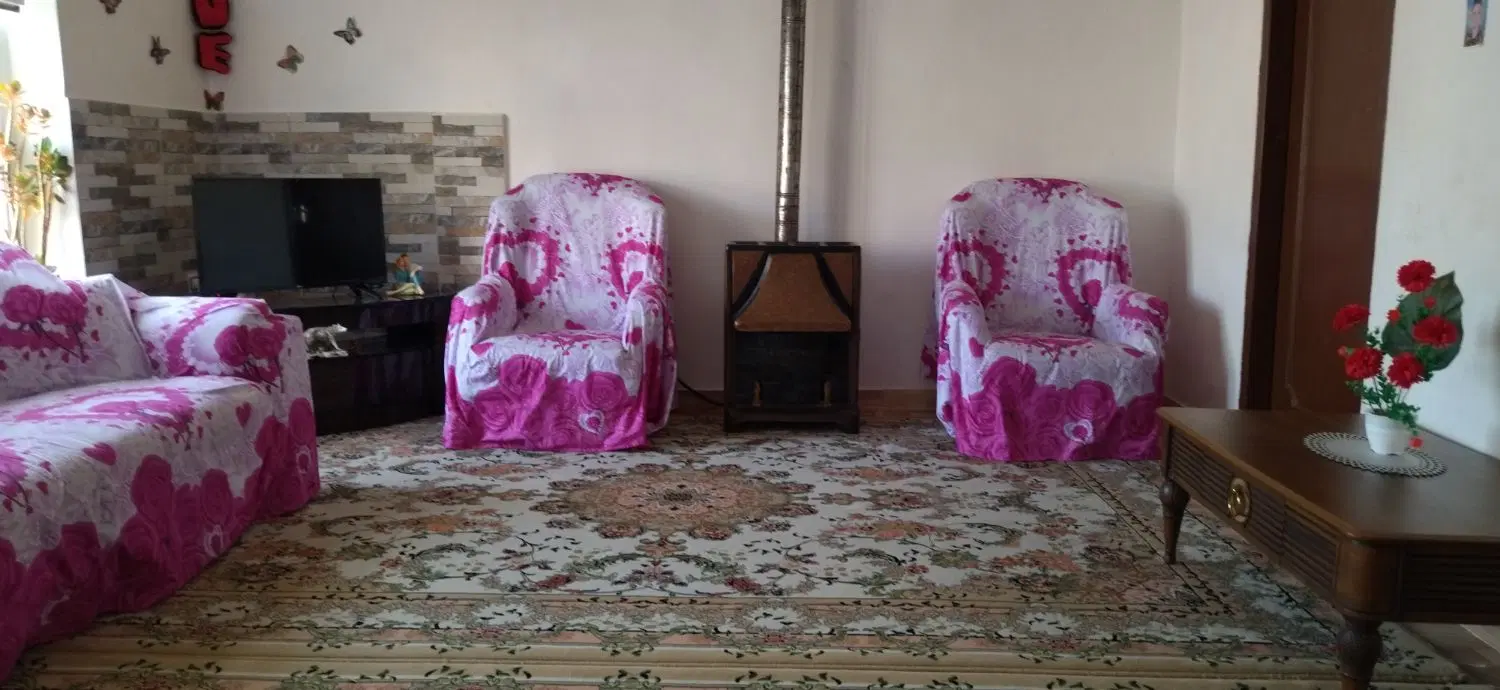 حیاط مسکونی در سیلاب قوشخانه