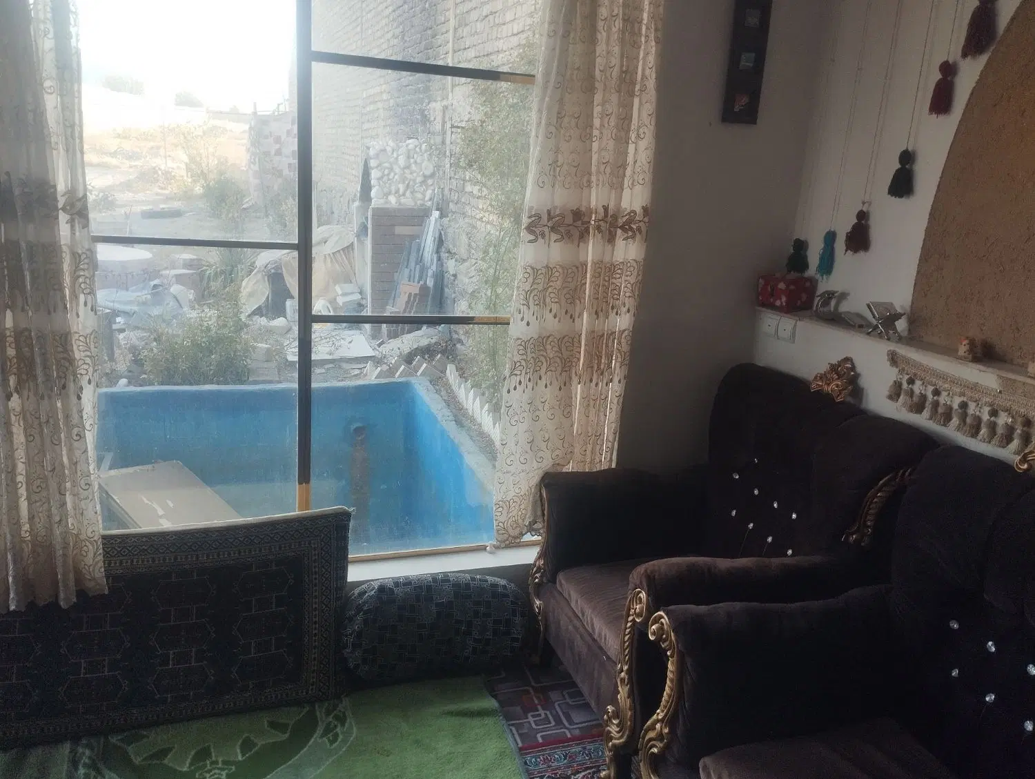 خونه باغی300متری بالکن استخر درخت میوه فنس کشیده
