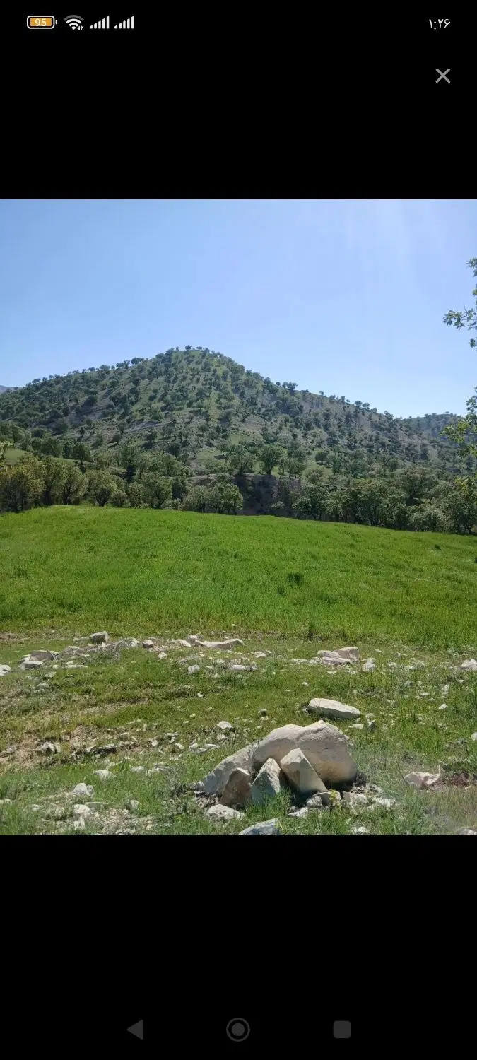 زمین خانه باغ