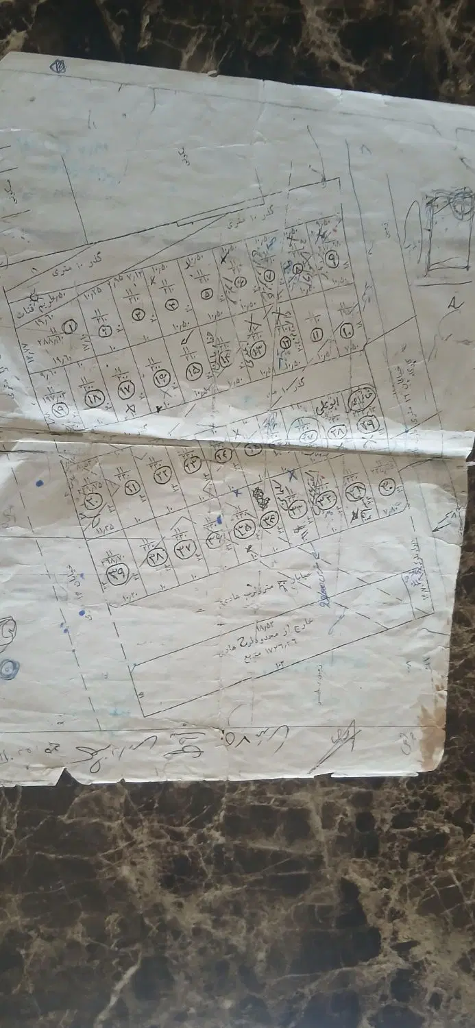 زمین با پروانه ساخت M3 روبرو گلستان شمالی بنفشه