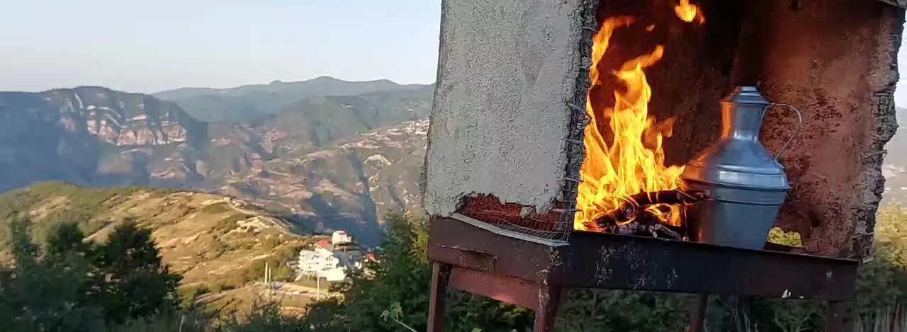 یکقطعه زمین باغی در روستای توریستی پاقلعه