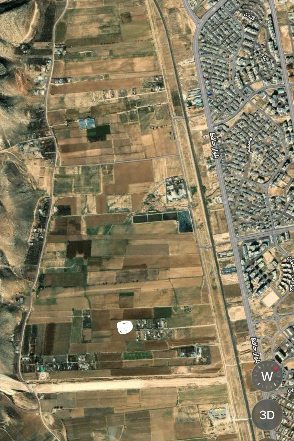 زمین باغشهری خیابان حافظ