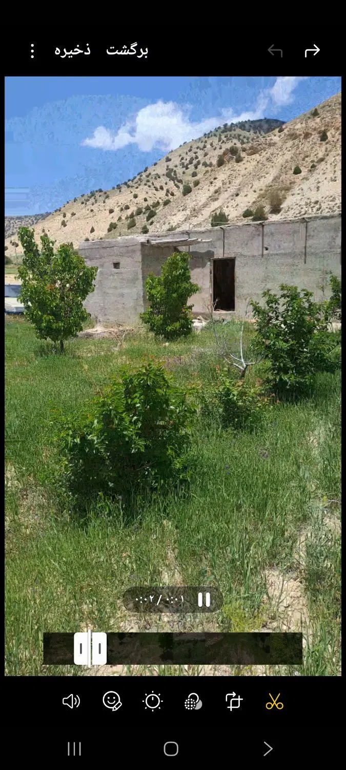 خانه وباغ ۱۴۰۰متری جاده توسکستان درشاهکوه