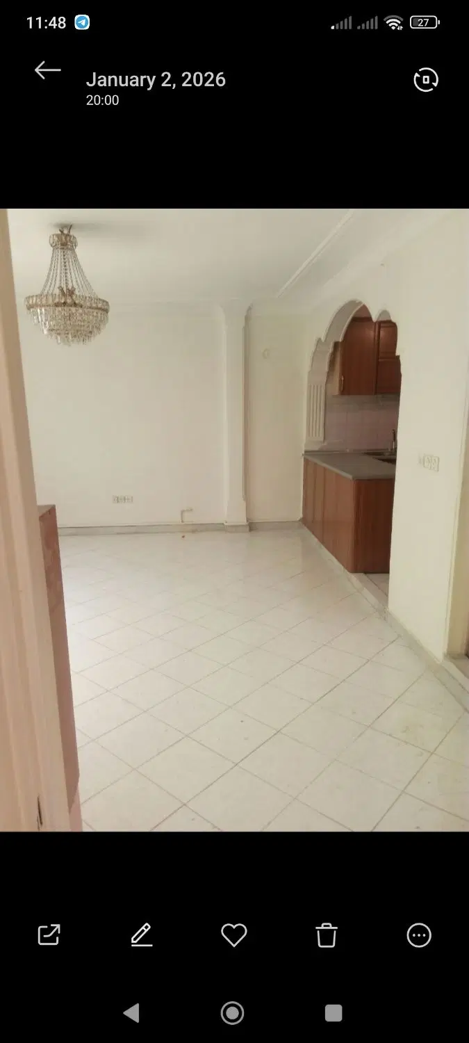 آپارتمان ۵۵متری تکواحد تمیز