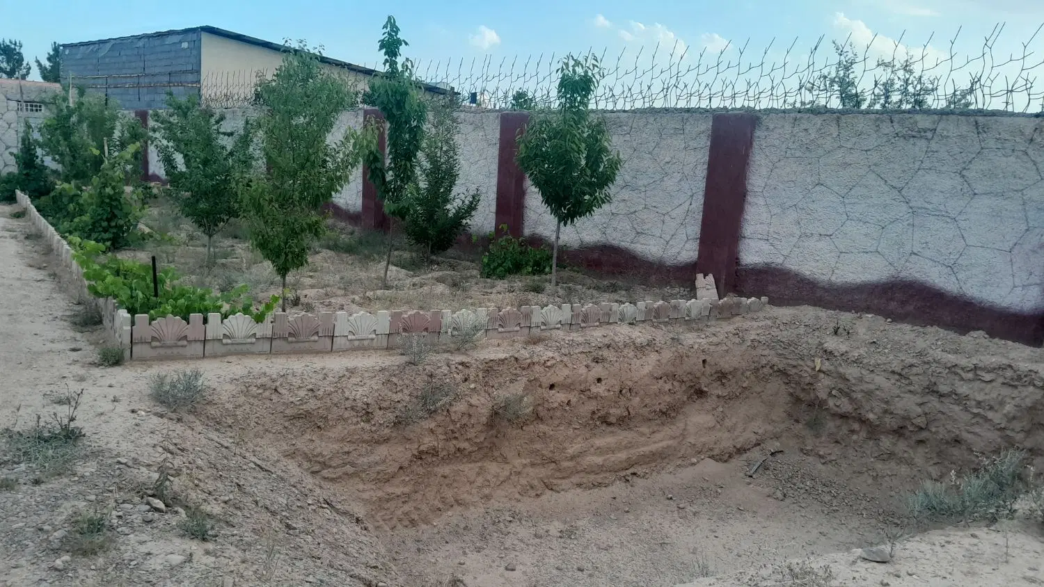 باغ دیوار کشی ونقاشی سرسبز آماده بهره برداری