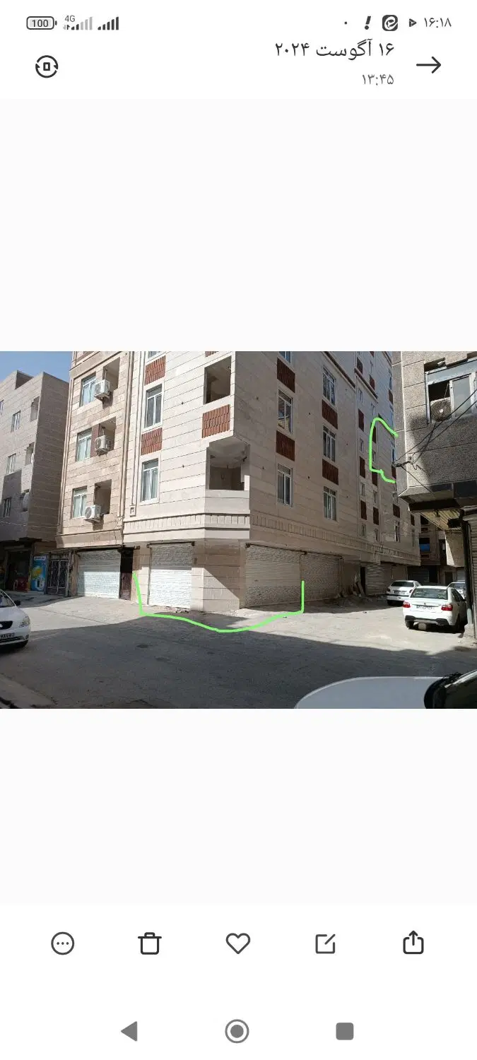 واحد 95متر+پارکینگ 30متر مناسب کسب و کار نصیر شهر