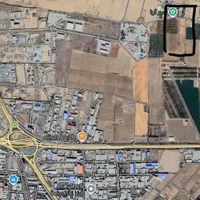 ۲ هکتار زمین کشاورزی ابیاری بارانی