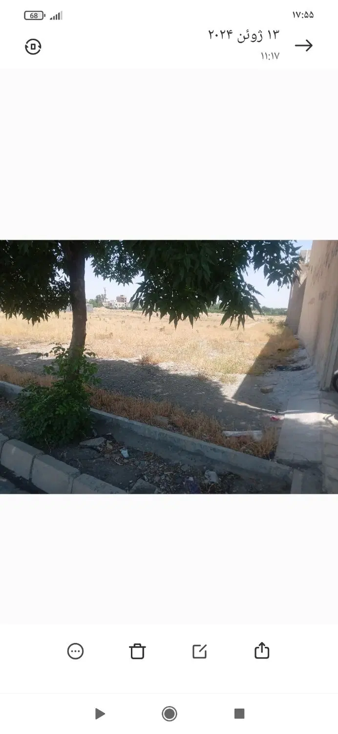 ۱۰۰متر زمین