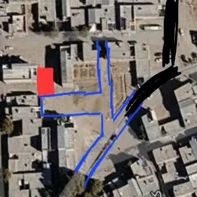 زمین ۱۱۲متر نگارستان