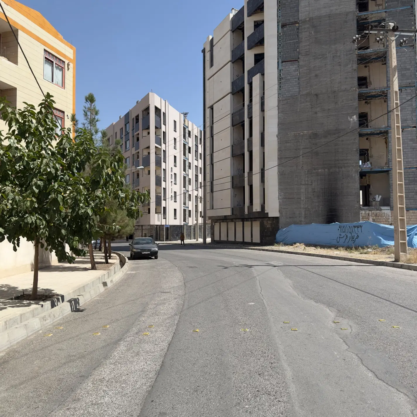 زمین سندآماده در مهدیه ۶۵ (۴ گوشه زمین تحویل)